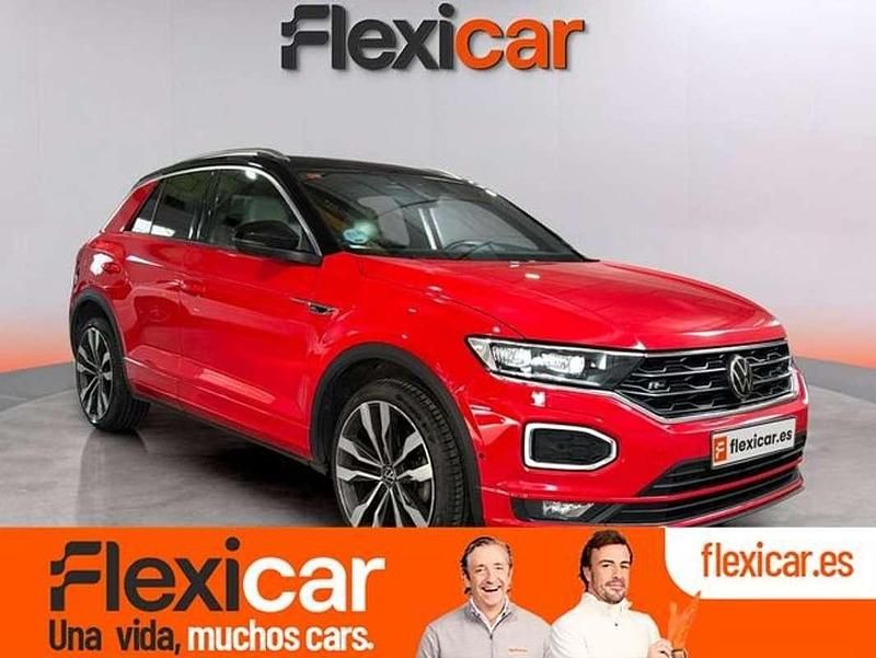 Rojo Usado 2021 VW T-Roc Sport SUV | 19.790 € (Precio justo) - Imagen 1/4