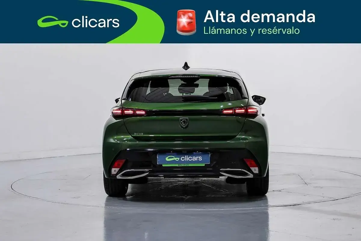 Usado Peugeot 308 Allure 131 CV (96 kW) 2022 Verde Utilitario