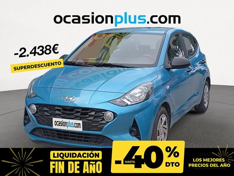 Azul Usado 2022 Hyundai i10 Utilitario | 10.250 € (Precio justo) - Imagen 1/4