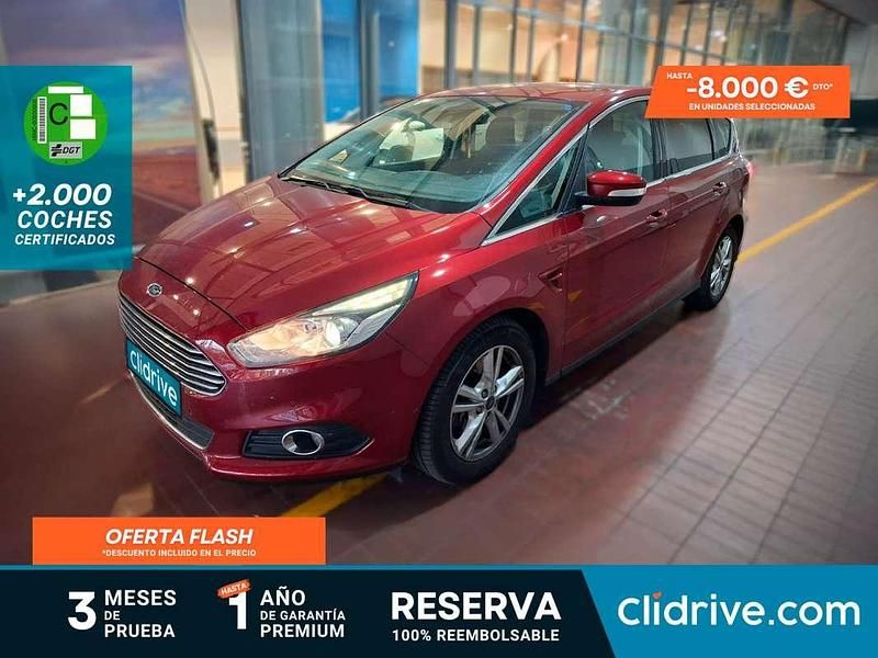 Rojo Usado 2016 Ford S-MAX Titanium Monovolumen | 13.990 € (Super precio) - Imagen 1/3