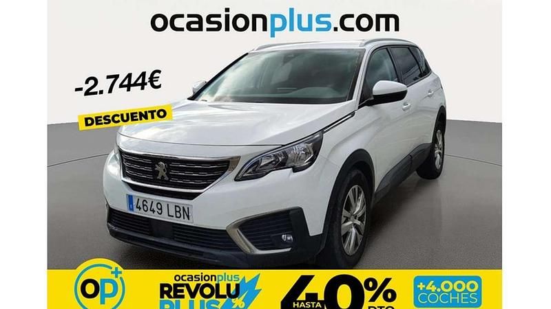 Usado Peugeot 5008 Active 131 CV (96 kW) 2019 Blanco SUV