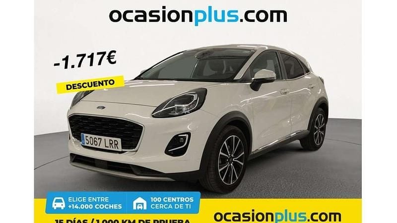 Blanco Usado 2021 Ford Puma Gen-E Titanium SUV | 16.436 € (Buen precio) - Imagen 1/4