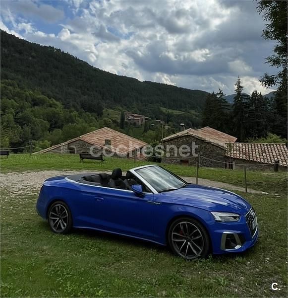 Usado Audi A5 Cabriolet S-Line 204 CV (150 kW) 2024 Azul Descapotable