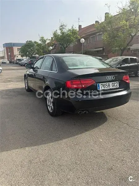 Usado Audi A4 143 CV (105 kW) 2008 Negro Berlina