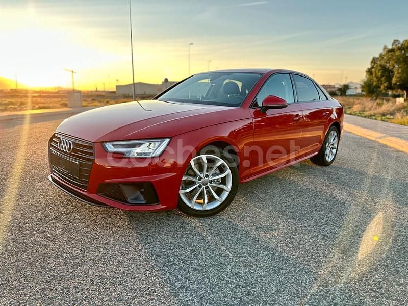Rojo Usado 2019 Audi A4 Advanced Plus Berlina | 24.990 € (Precio justo) - Imagen 1/4