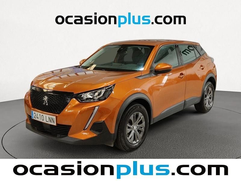 Naranja Usado 2021 Peugeot 2008 Active SUV | 12.591 € (Buen precio) - Imagen 1/4