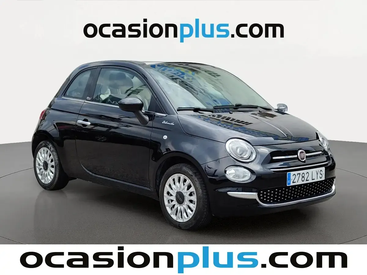 Usado Fiat 500C Dolcevita 71 CV (52 kW) 2022 Negro Descapotable