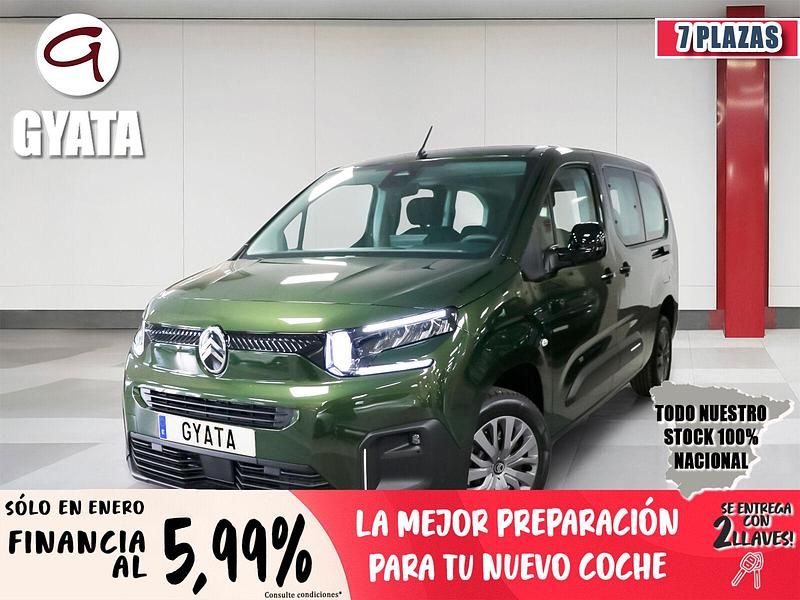 Verde Usado 2024 Citroën Berlingo Monovolumen | 20.990 € (Precio justo) - Imagen 1/4