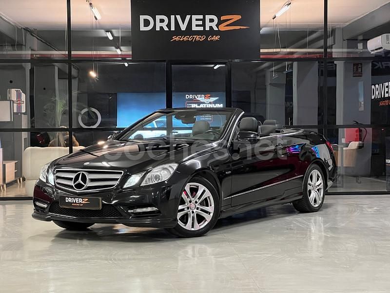 Usado Mercedes E220 Avantgarde 170 CV (125 kW) 2012 Negro Descapotable