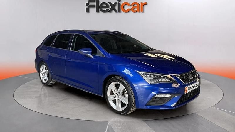 Azul Usado 2019 Seat Leon FR Berlina | 14.890 € (Buen precio) - Imagen 1/4
