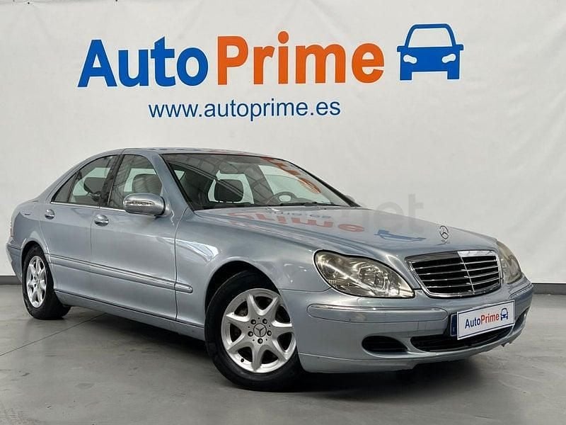 Usado Mercedes S320 204 CV (150 kW) 2003 Azul Berlina