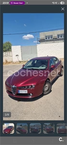 Usado Alfa Romeo 159 150 CV (110 kW) 2006 Granate Berlina