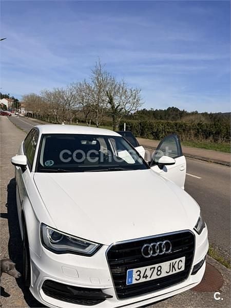 Usado Audi A3 S-Line 150 CV (110 kW) 2015 Blanco Berlina