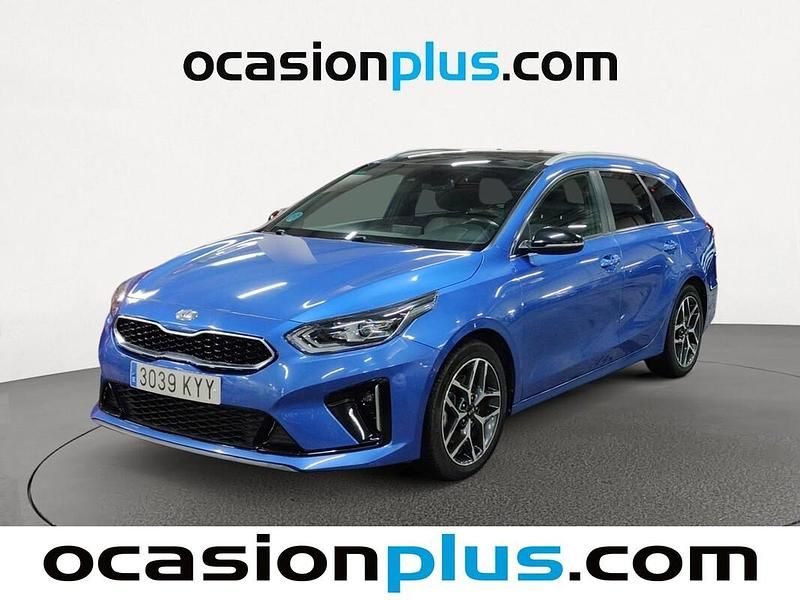 Azul Usado 2019 Kia Ceed GT GT-Line Familiar | 18.628 € (Precio justo) - Imagen 1/4