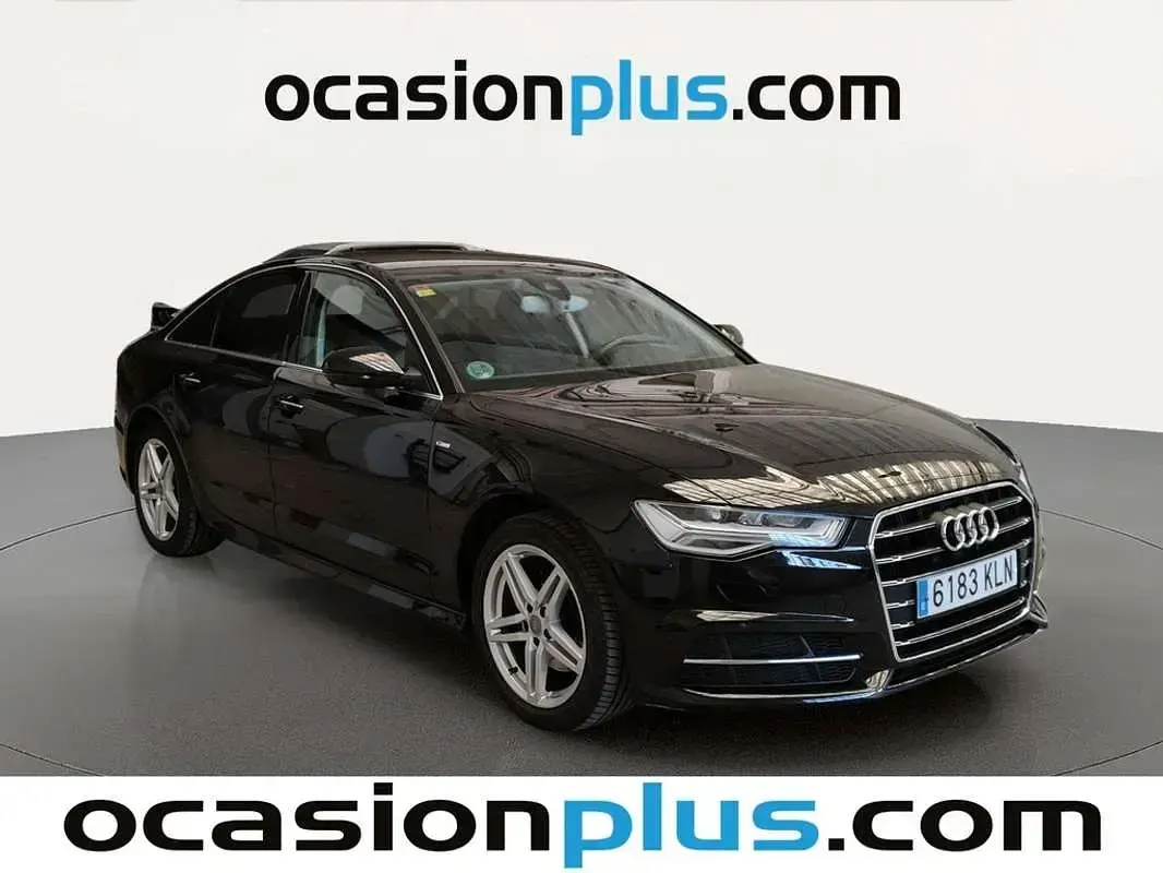 Usado Audi A6 S-Line 190 CV (139 kW) 2018 Negro Berlina
