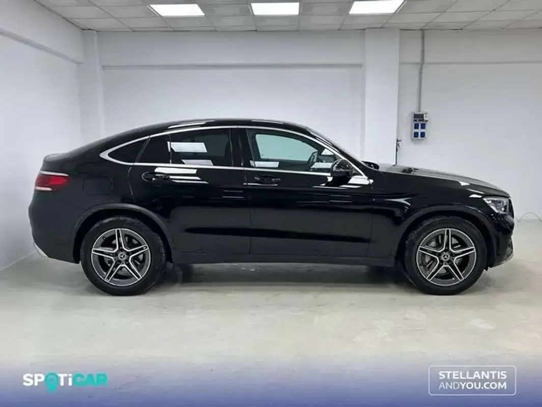 Usado Mercedes GLC220 170 CV (125 kW) 2020 Negro SUV