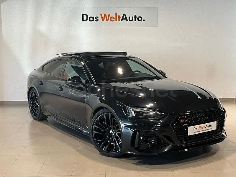 Usado Audi RS5 Sportback Exclusive 450 CV (330 kW) 2022 Negro Berlina