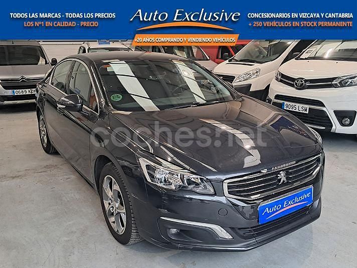 Negro Usado 2017 Peugeot 508 Active Berlina | 8490 € (Buen precio) - Imagen 1/4