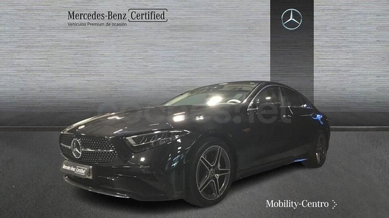 Usado Mercedes CLS220 AMG line 194 CV (142 kW) 2021 Negro obsidiana Berlina
