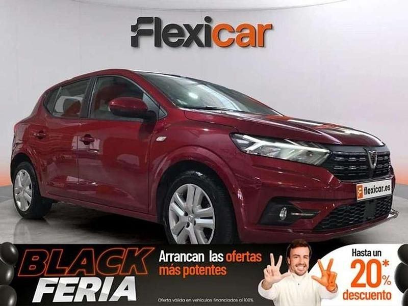 Rojo Usado 2021 Dacia Sandero Comfort Utilitario | 11.490 € (Buen precio) - Imagen 1/4