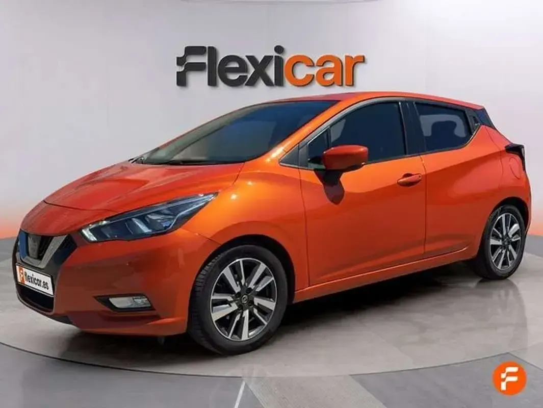 Usado Nissan Micra Acenta 101 CV (74 kW) 2019 Naranja Utilitario