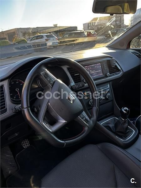 Usado Seat Leon SC FR 122 CV (89 kW) 2013 Rojo Utilitario