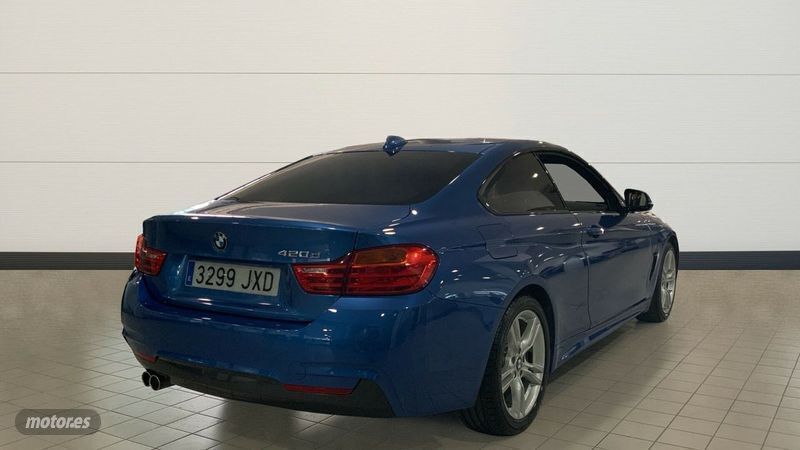 Usado BMW 420 190 CV (139 kW) 2017 Azul Coupe