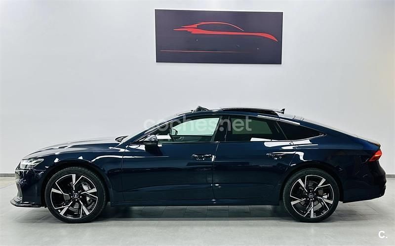 Usado Audi A7 Sportback 286 CV (210 kW) 2019 Azul Utilitario
