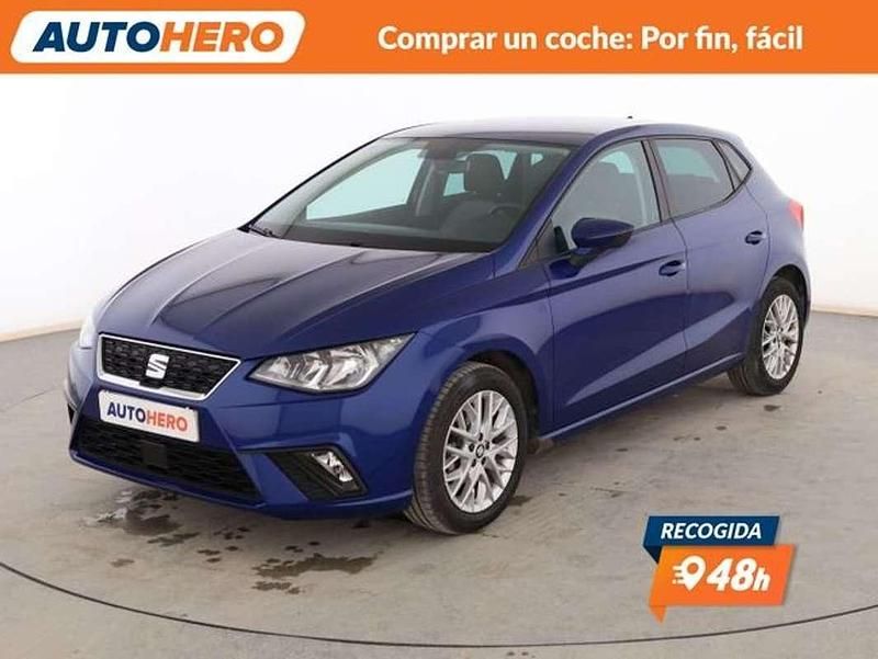 Usado Seat Ibiza Style Plus 80 CV (58 kW) 2019 Azul Utilitario