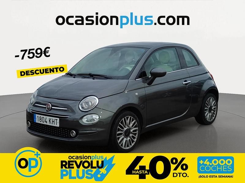 Usado Fiat 500 Lounge 69 CV (50 kW) 2018 Gris Utilitario