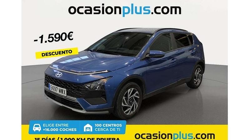 Azul Usado 2024 Hyundai Bayon SUV | 15.900 € (Precio justo) - Imagen 1/4