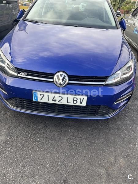 Azul Usado 2019 VW Golf VII R-line Berlina | 19.000 € (Precio justo) - Imagen 1/3
