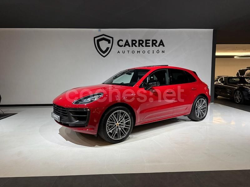 Rojo Usado 2019 Porsche Macan Turbo SUV | 62.900 € (Precio justo) - Imagen 1/4