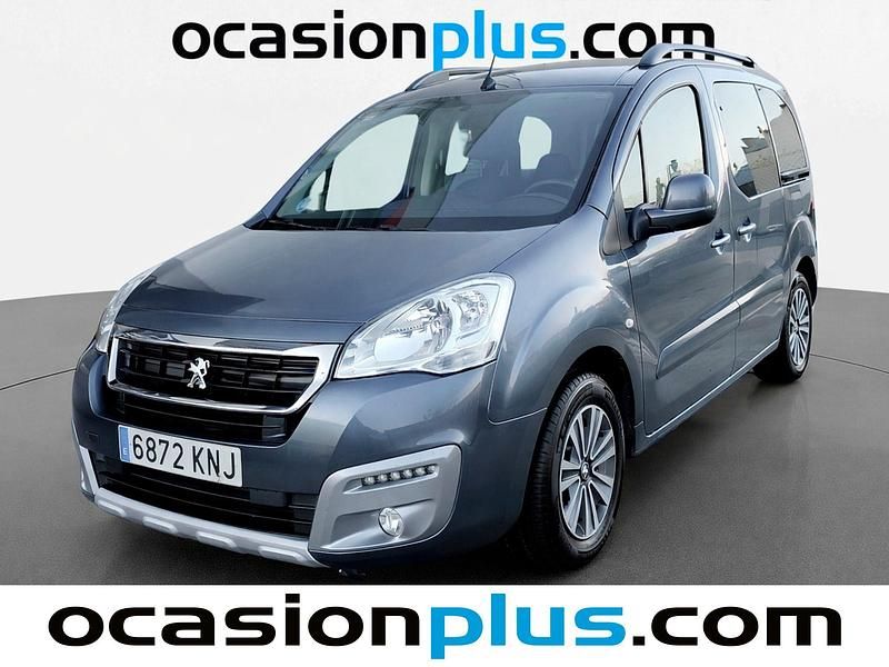 Usado Peugeot Partner Tepee Style 100 CV (73 kW) 2018 Gris Monovolumen