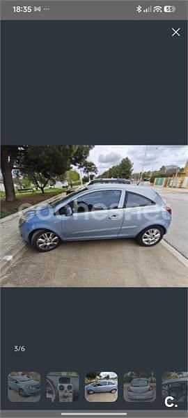 Usado Opel Corsa Enjoy 90 CV (66 kW) 2007 Azul Utilitario