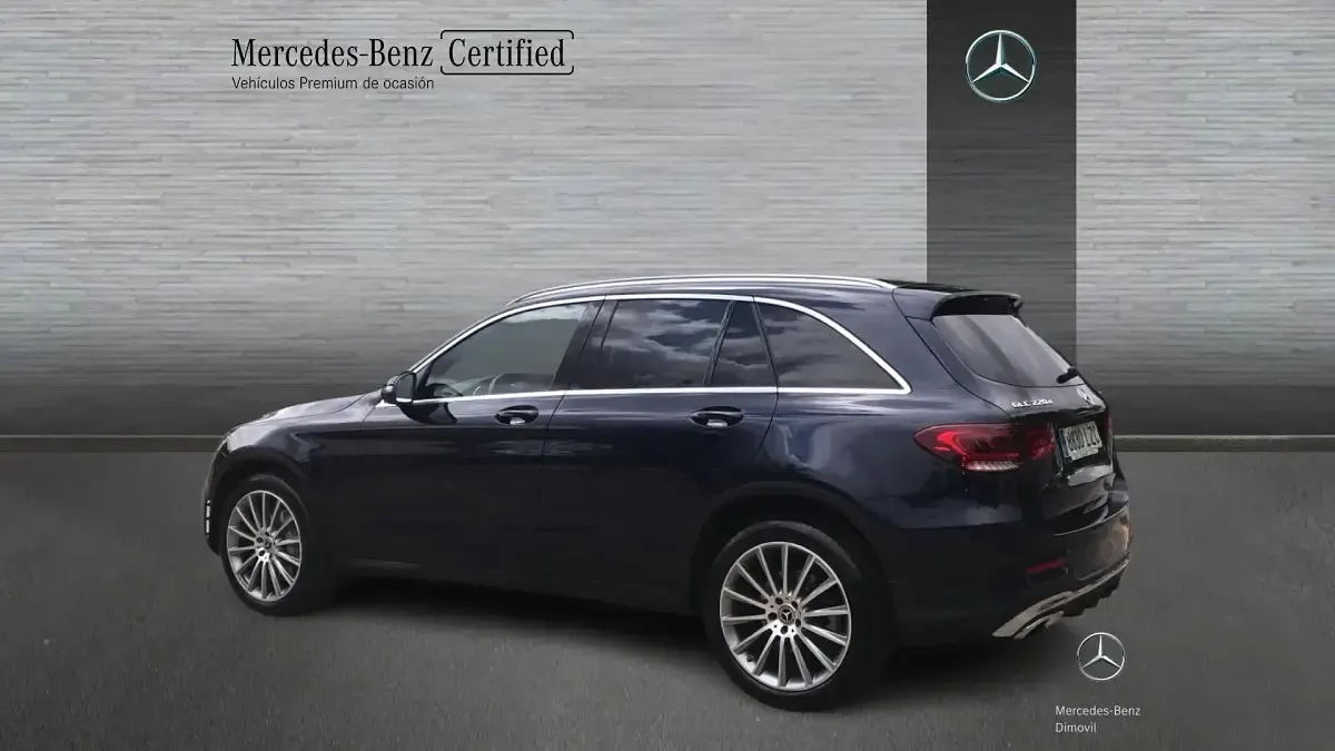 Usado Mercedes GLC220 194 CV (142 kW) 2022 Azul cavansita SUV