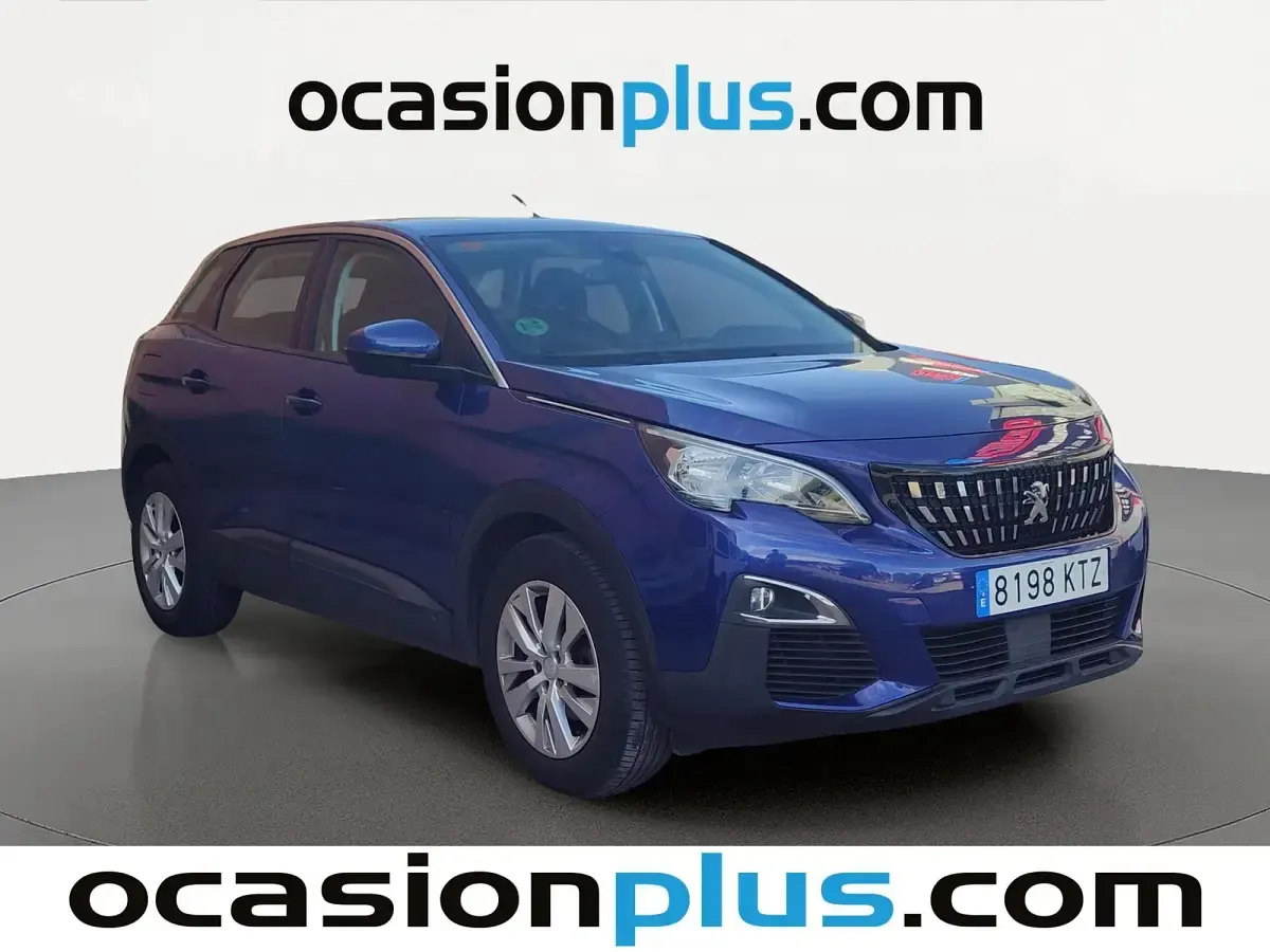 Usado Peugeot 3008 Active 131 CV (96 kW) 2019 Azul SUV