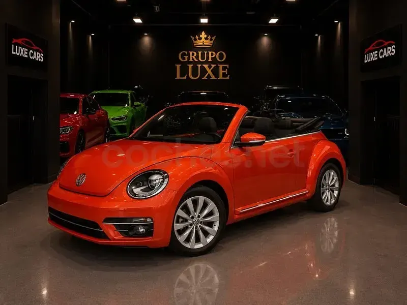 Usado VW Beetle Design 150 CV (110 kW) 2018 Naranja Utilitario