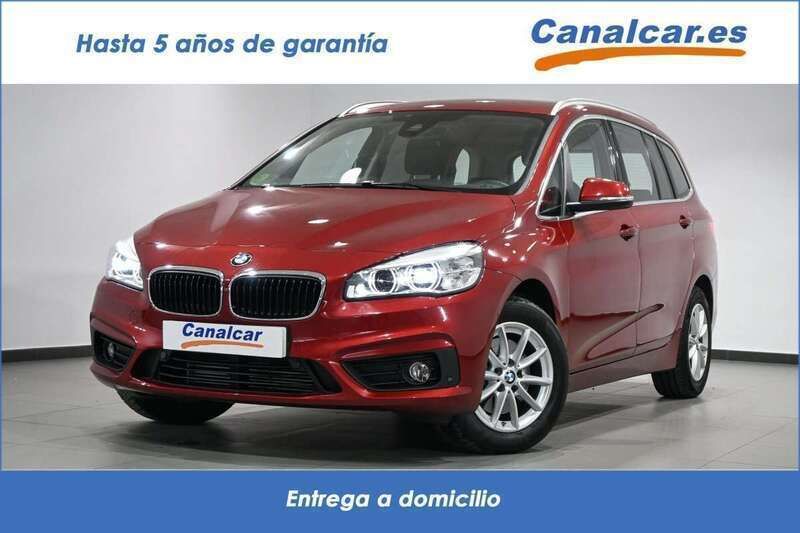 Rojo Usado 2017 BMW 218 Gran Tourer Advantage Monovolumen | 18.690 € (Buen precio) - Imagen 1/4