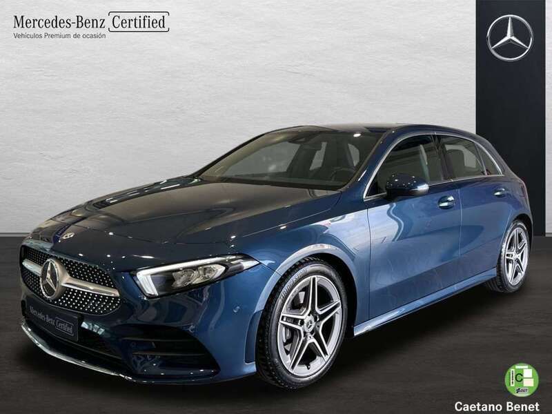 Azul Usado 2021 Mercedes A180 Berlina | 25.900 € - Imagen 1/4