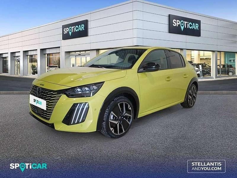 Amarillo Usado 2024 Peugeot e-208 GT Utilitario | 23.950 € (Super precio) - Imagen 1/4