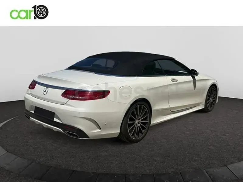 Usado Mercedes S500 455 CV (334 kW) 2017 Blanco Descapotable