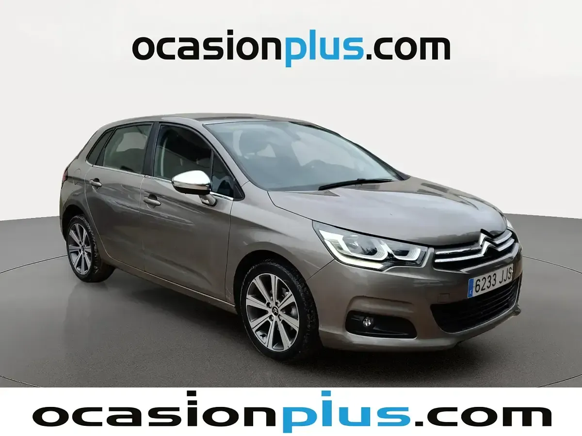 Begagnad Citroën C4 Feel 131 HK (96 kW) 2015 Grå Halvkombi