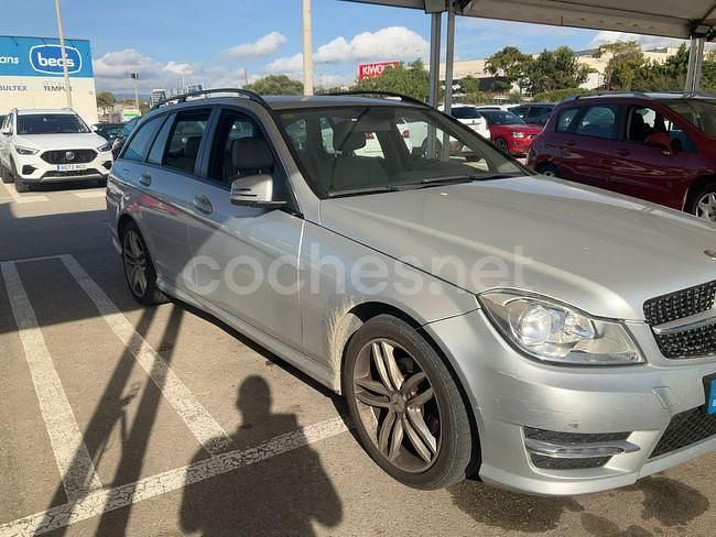 Gris / plata Usado 2013 Mercedes C200 Elegance Familiar | 9900 € (Precio justo) - Imagen 1/4