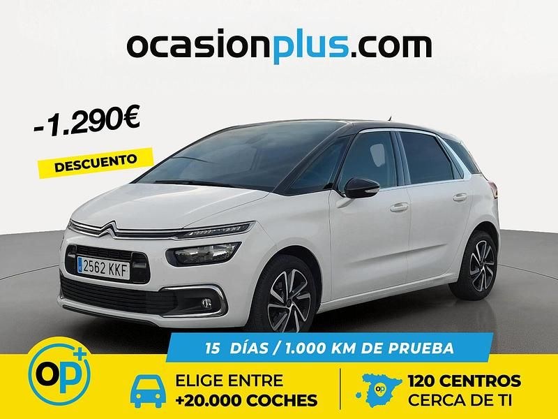 Usado Citroën C4 Feel 120 CV (88 kW) 2018 Blanco Monovolumen