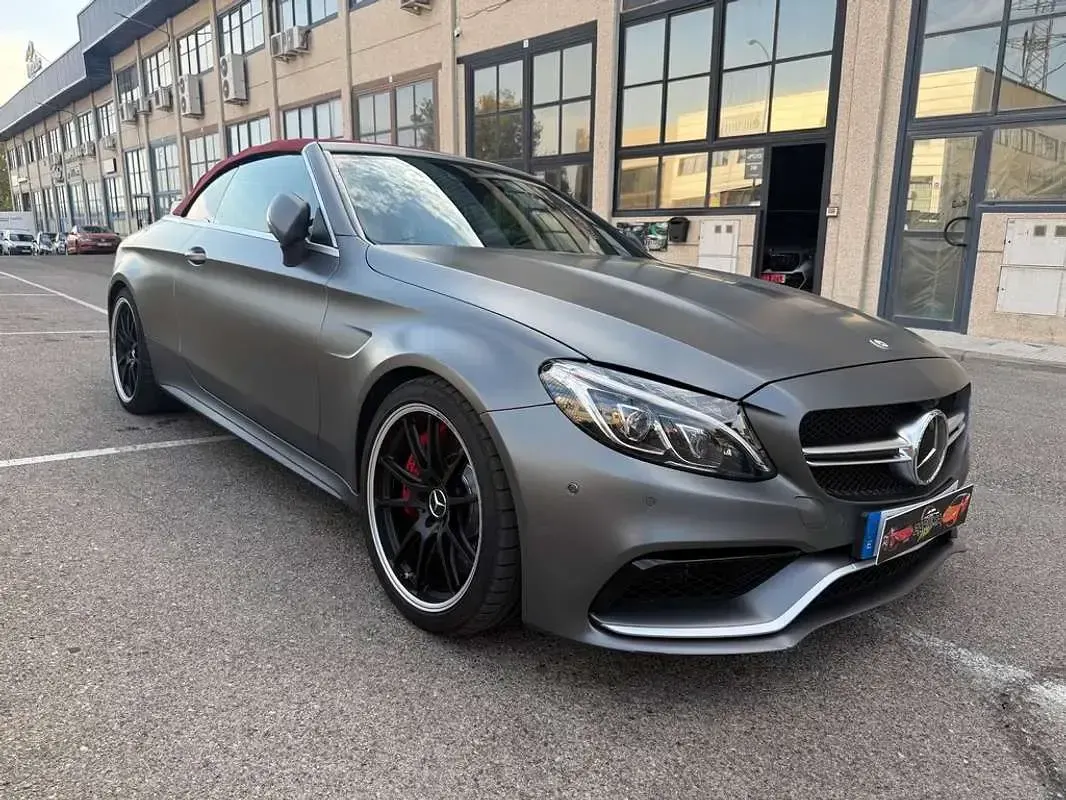 Usado Mercedes C63 AMG AMG 510 CV (375 kW) 2017 Gris Descapotable