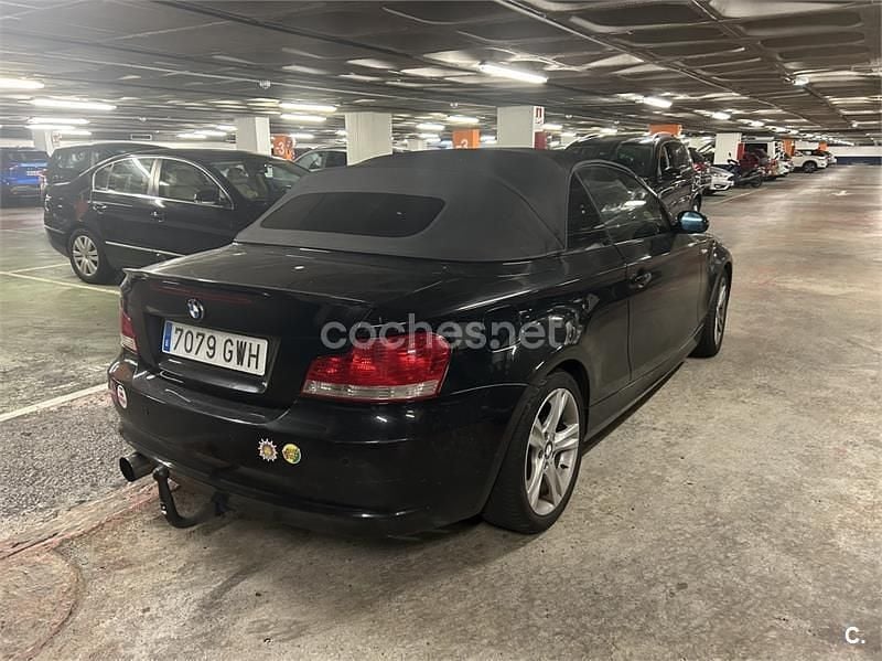 Usado BMW 120 Cabriolet 170 CV (125 kW) 2008 Negro Descapotable