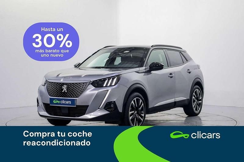 Gris Usado 2022 Peugeot e-2008 GT SUV | 18.590 € (Un poco caro) - Imagen 1/4
