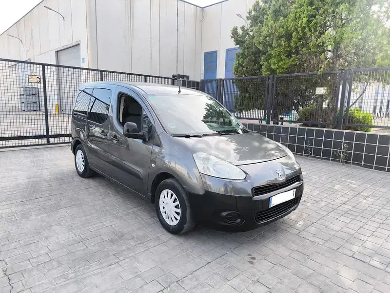 Usado Peugeot Partner Tepee Active 92 CV (67 kW) 2014 Gris / plata Monovolumen