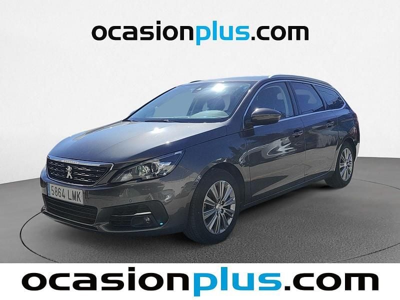 Gris Usado 2021 Peugeot 308 Allure Familiar | 12.355 € (Buen precio) - Imagen 1/4